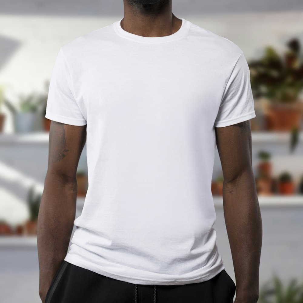 Cotton tee from the sample catalogue